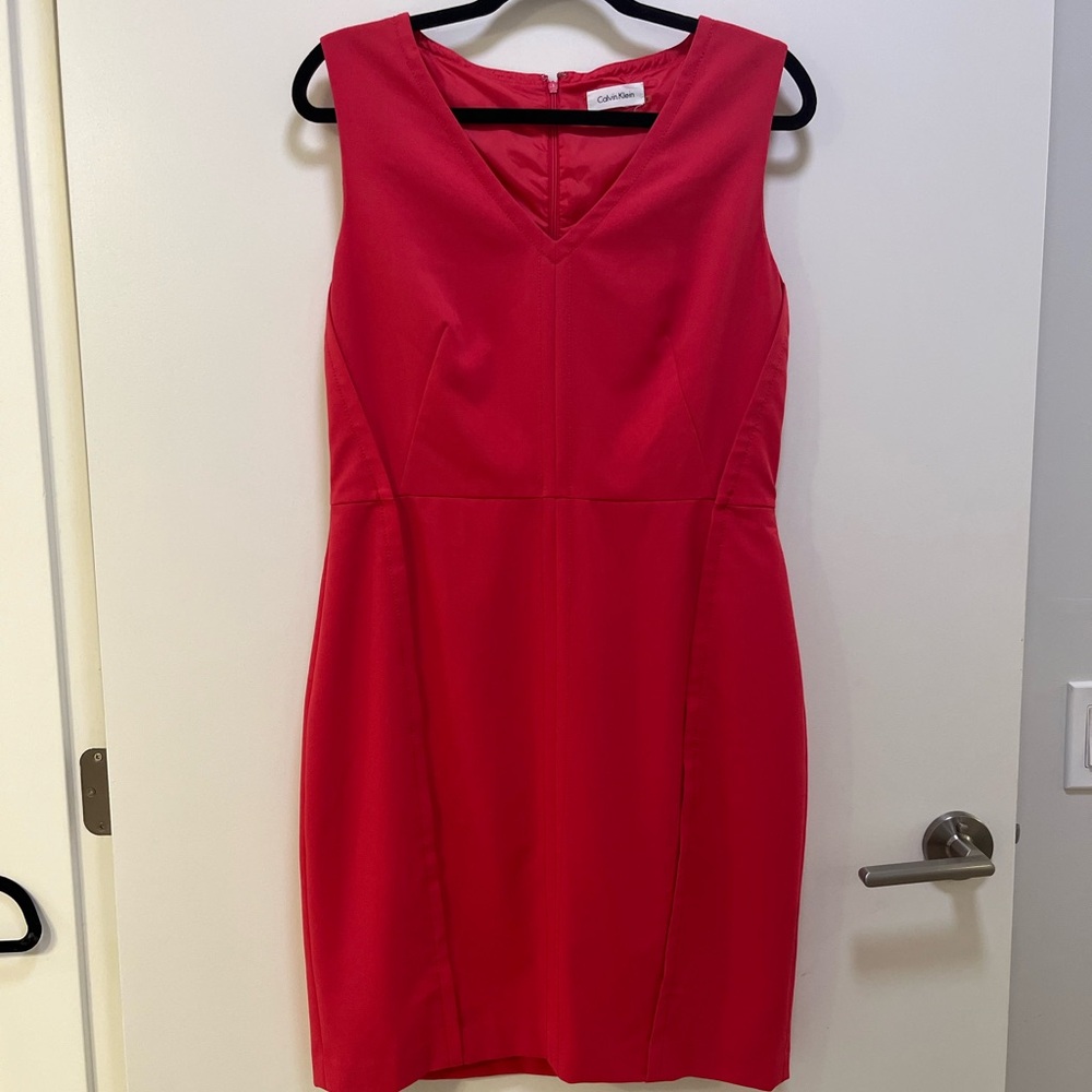 Calvin Klein V-Neck Dress